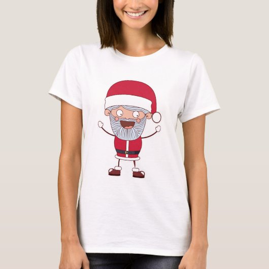 Funny Santa-kleding T-shirt (Voorkant)