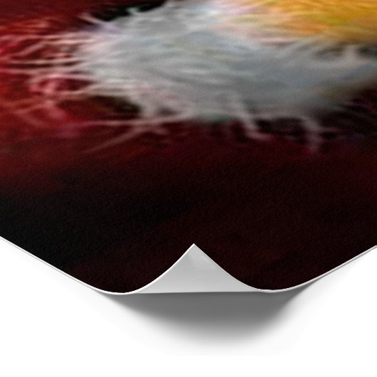 Funny Santa Mona Lisa Merry Kerstmis Poster (Hoek)