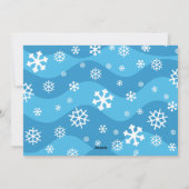 Funny Santa Monkey Kerstmis Feestdagenkaart (Achterkant)