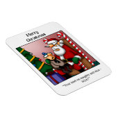Funny Santa Naughty of Mooie Humor Magnet Gift Magneet (Rechterzijde)
