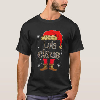 Funny Santa Nonnie Claus kerstwedstrijd familie T-shirt