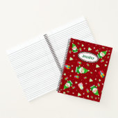 Funny Santa Notitieboek (Binnen)