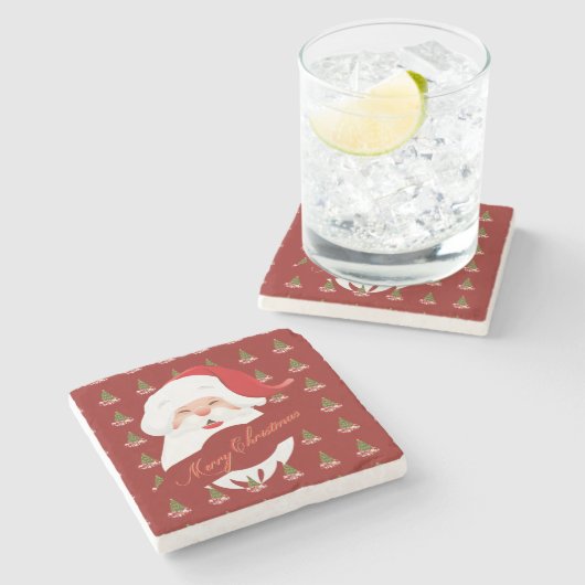 Funny Santa - Onderzetter (Zijkant)