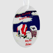 Funny Santa Ornament (voorkant)