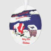 Funny Santa Ornament (voorkant)