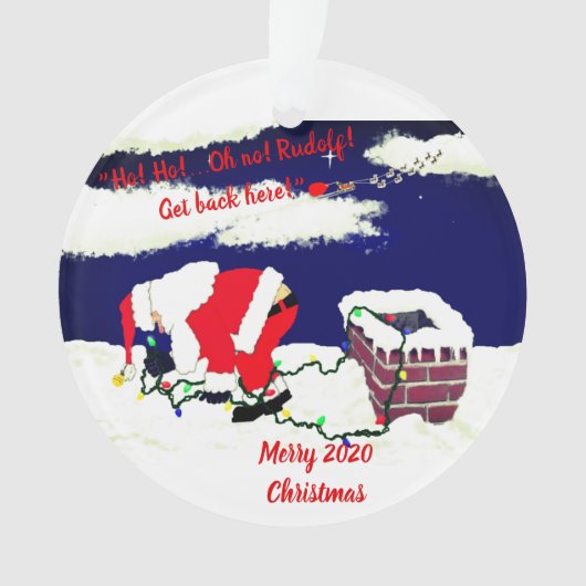 Funny Santa Ornament (voorkant)