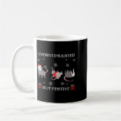 Funny Santa Ossums Overstimulated But Festive Xmas Koffiemok (Links)