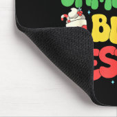 Funny Santa Ossums Overstimulated But Festive Xmas Muismat (Hoek)