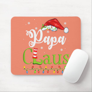 Funny Santa Papa Claus kerstwedstrijd familie Muismat