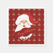 Funny Santa - Paper Napkins Servetten (Voorkant)