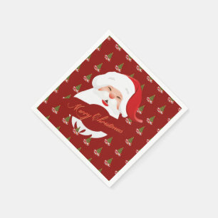 Funny Santa - Paper Napkins Servetten