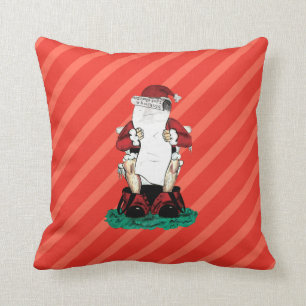 Funny Santa Pillow Kussen
