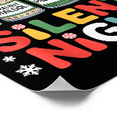 Funny Santa Profol Silent Night Icu Nurses Merry C Poster (Hoek)