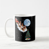 Funny Santa Riding German Shepherd Dog Tree Christ Koffiemok (Links)