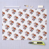 Funny Santa & Rudolph Holiday Tissue Paper Tissuepapier (Craft)