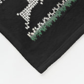 Funny Santa Says 67 Ugly Christmas Sweater  Fleece Deken (Hoek)