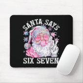 Funny Santa Says Six Seven Christmas 67 Meme Xmas  Muismat (Met muis)