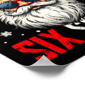 Funny Santa Says Six Seven Christmas 67 Meme Xmas  Poster (Hoek)