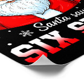 Funny Santa Says Six Seven Christmas 67 Meme Xmas  Poster (Hoek)