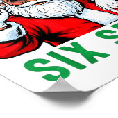 Funny Santa Says Six Seven Christmas 67 Meme Xmas  Poster (Hoek)