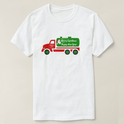 Funny Santa Septic Kerstmis, die jouw groet heeft T-shirt (Design voorkant)