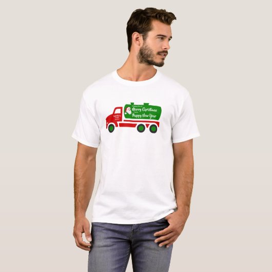 Funny Santa Septic Kerstmis, die jouw groet heeft T-shirt (Voorkant volledig)