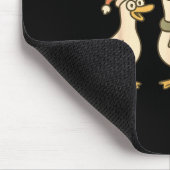 Funny Santa Silly Goose 6 7 Christmas Geese Six Se Muismat (Hoek)