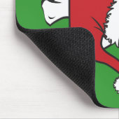 Funny Santa Skull Muismat (Hoek)