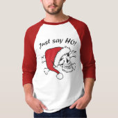 Funny Santa Skull T-shirt (Voorkant)