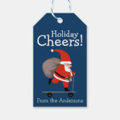 Funny Santa Special Delivery holiday Cadeaulabel (Voorkant)