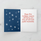 Funny Santa Special Delivery holiday Kaart (Binnen)