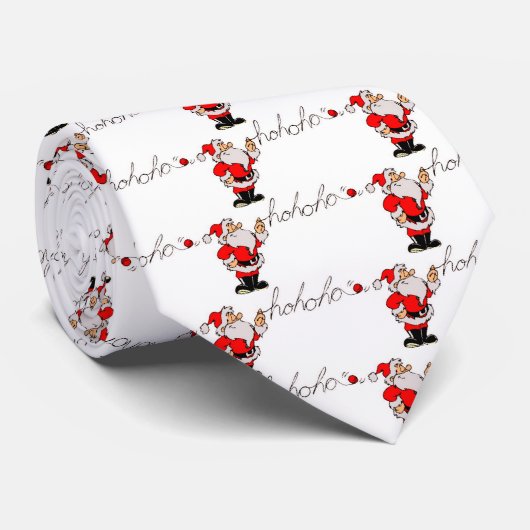 Funny Santa Stropdas (Opgerold)