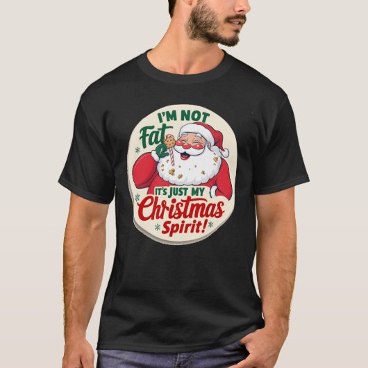 Funny Santa T-shirt (Voorkant)