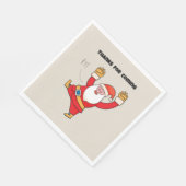 Funny santa thanks for coming servet (Hoek)