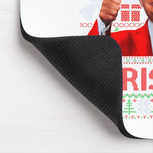 Funny Santa Trump Ill Be Home For Christmas  Muismat (Hoek)