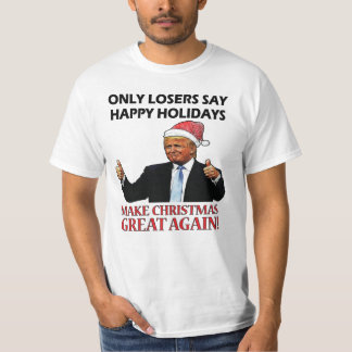 Funny Santa Trump Kerstmis T-shirt