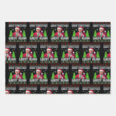 Funny Santa Trump Make Christmas Great Again Gift Inpakpapier Vel (Voorkant 3)
