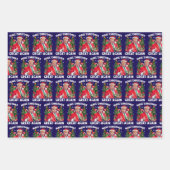 Funny Santa Trump | Make Christmas Great Again Inpakpapier Vel (Voorkant 2)