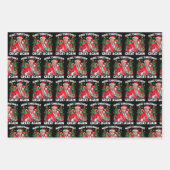 Funny Santa Trump | Make Christmas Great Again Inpakpapier Vel (Voorkant)