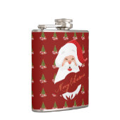 Funny Santa - Vinyl Flask Heupfles (Rechts)