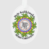 Funny Santa - Zie achteraan - Ornament (achterkant)