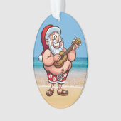 Funny Santa - Zie achteraan - Ornament (voorkant)