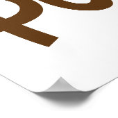 Funny Santa's badkamer decor Poster (Hoek)