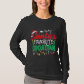 Funny Santa's favoriete Kroatische kerstman T-shirt (Voorkant)