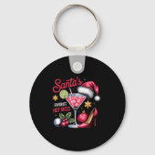 Funny Santa's Favorite Hot Mess Tail Lovers Merry Sleutelhanger (Voorkant)