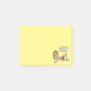 Funny Santa's Here Xmas Humor Post-it® Notes
