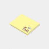 Funny Santa's Here Xmas Humor Post-it® Notes (Schuin)