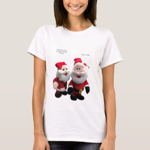 Funny Santa's Telling Joke T-shirt