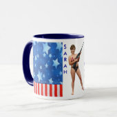 Funny Sarah Palin pistool aan de Mok (Voorkant links)