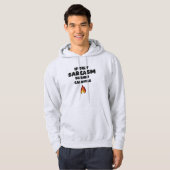 Funny Sarcasm citeert Tiener Mannen Sarcastisch Hoodie (Voorkant volledig)